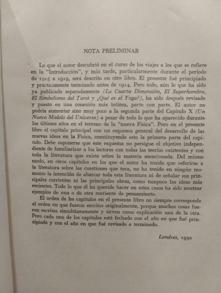 P. Ouspensky. Un Nuevo Modelo Del Universo - Imagen 2