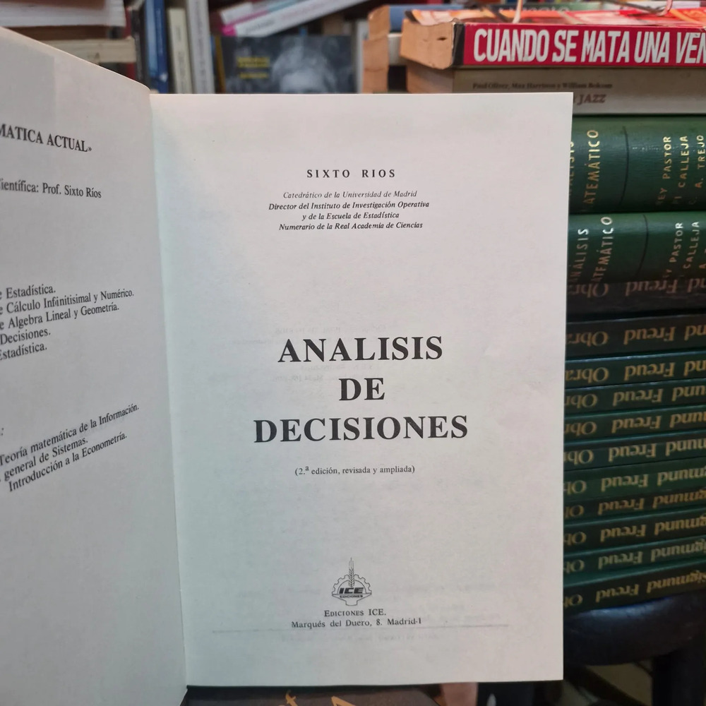 Análisis De Decisiones - Sixto Rios - Imagen 2