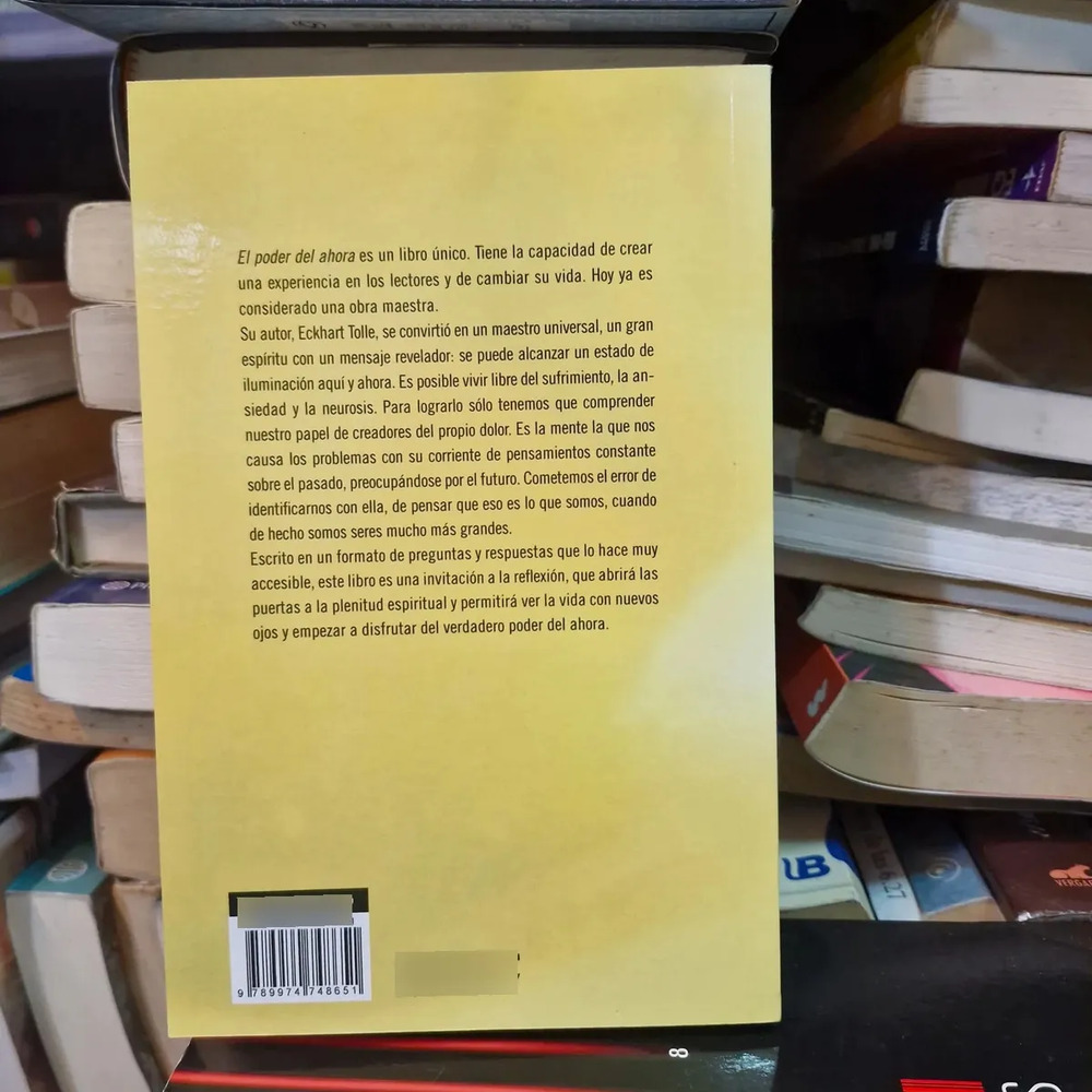 El Poder Del Ahora, Eckhart Tolle - Autoayuda - Imagen 2